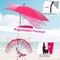 2 Pack Beach Umbrella Chair for Adults with Adjustable Parasol